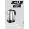 Kettle C F Tipi 220-240V Paslanmaz Çelik Elektrik Kablolu Otomatik Kapanma