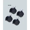 Kilitli 4 cm Tekerlek Ayak 4’lü Set Zemin Koruyucu