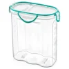 Kilitli Kapaklı Contalı Hava,Su Sıvı Geçirmez 2,4 Litre Erzak Saklama Kabı-SA590 (5047)
