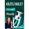Kilitli Perde Düğmesi Perde Ruleti Perde Düğmesi 250 Adet