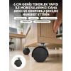 Kilitsiz 6 cm Tekerlek Ayak Tek Adet