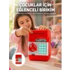 Kırmızı ATM Kasa Tipi Para Biriktirme Kumbarası
