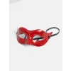 Kırmızı Renk Masquerade Kostüm Partisi Venedik Balo Maskesi