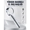 Kolay Montajlı 3 Modlu Yüksek Basınç Duş Başlığı