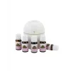 Kompakt Mini Hava Nemlendirici 5 Esans Hediyeli LED Işıklı USB Aromaterapi Cihazı
