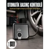 Kompakt Tasarımlı LED Işıklı Taşınabilir Hava Kompresörü Yeni Nesil
