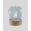 Küçük Prens Cam Küre USB Işıklı Ahşap Standlı Büyük Boy