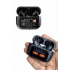 Kulak İçi Bluetooth Kulaklık Ekranlı Müzik Dinleme Çağrı Cevaplama Siyah