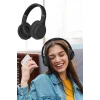 Kulak Üstü Kablosuz Bluetooth Kulaklık Gürültü Önleyici Uzun Şarj Süreli