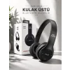 Kulak Üstü TF Kart ve AUX Destekli Ergonomik Bluetooth Kulaklık