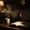 Lale Model Mandallı LED Kitap Okuma Lambası – Kıvrılabilir Esnek Gövdeli, Taşınabilir Gece Lambası &amp; Masaüstü Okuma Işığı (5047)