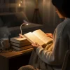 Lamba Model Mandallı LED Kitap Okuma Lambası – Kıvrılabilir Esnek Gövdeli, Taşınabilir Gece Lambası &amp; Masaüstü Okuma Işığı (5047)