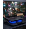 Laptop Soğutucu Stand Çift Fanlı 17 İnç Uyumlu Ayarlanabilir Notebook Altlığı