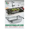 Lavabo Süzgeci Ayarlanabilir Kevgir 304 Paslanmaz Çelik 721523