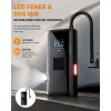 LED Fenerli ve SOS Işıklı Çok Fonksiyonlu Hava Kompresörü Yeni Nesil