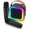 LED Işıklı Bluetooth Karaoke Hoparlör Seti