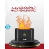 LED Işıklı Buhar Makinesi Alev Efektli Kumandalı Oda Nemlendirici