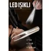 Led Işıklı Cımbız Kirpik Kaş Cımbız Epilasyon Cımbızı 721301