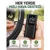 LED Işıklı Dijital Hava Pompası Araba Bisiklet Uyumlu