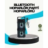 LED Işıklı Kablosuz Hoparlör – Bluetooth, FM Radyolu, Taşınabilir Şarjlı