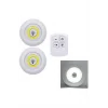 Led Lamba 3lü Uzaktan Kumandalı Yapışkanlı