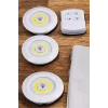 Led Lamba 3lü Uzaktan Kumandalı Yapışkanlı Beyaz Işık (Kopya)