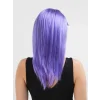 Lila Renk Uzun Düz Parti Peruğu