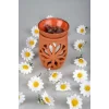 Lotus Çiçeği  El Yapımı Çömlek Buhurdanlık Tütsülük