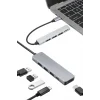 Macbook Pro/air Uyumlu USB Type-C 8 In 1 Hub Dönüştürücü Çevirici Çoklayıcı USB Hdmı Micro Sd 8 Girişli