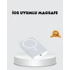 MagSafe Uyumlu Kablosuz Batarya – 27W Hızlı Şarj Destekli Kompakt Güç Bankası