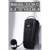 Makaralı Bluetooth Kulaklık Çağrı Cevaplama Kablolu Uzun Pil Ömrü