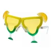 Margarita Parti Gözlüğü Sarı Renk 16x8 cm (5047)