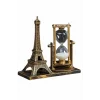 Masa Biblosu Dekoratif Süs Kum Saati Eyfel Kulesi Hediyelik Kum Saati
