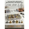 Masterworks 60 Parça Gravür Tel Fırça Seti | 3mm Şaft, Pirinç & Çelik 723012