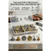 Masterworks 60 Parça Gravür Tel Fırça Seti | 3mm Şaft, Pirinç & Çelik 723012