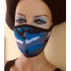 Mavi Kamuflaj Maske