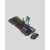 Mekanik Oyuncu Seti – LED Işıklandırma ve Ergonomik Mouse