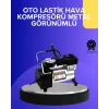 Metal Gövdeli Oto Lastik Hava Kompresörü 12V 140 PSI Hızlı Şişirme