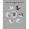 Mini Elektrikli Isıtıcı 2000W – Termostatlı Fanlı Isıtma, Taşınabilir Tasarım
