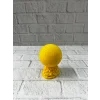 Mini FIFA Futbol Topu Biblo Sarı Renk 10cm Spor Temalı Dekor