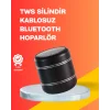Mini Silindir Kablosuz Hoparlör Güçlü Ses 4W Bas + TWS Senkron Özellik