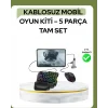 Mobil PUBG Oyuncuları İçin 5in1 Klavye Mouse Oyun Seti – BT5.3 Destekli