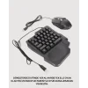 Mobil PUBG Oyuncuları İçin 5in1 Klavye Mouse Oyun Seti – BT5.3 Destekli