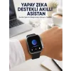 Modern Tasarımlı Akıllı Saat Uzun Pil Süresi ve Net Ekran Yeni Nesil