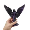 Mor Melek Biblo Küçük Boy Dekoratif Angel Figür Modern Ev Aksesuarı