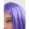 Mor Renk Uzun Düz Parti Peruğu (5047)