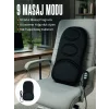Motorlu Isıtmalı Masaj Minderi Masaj Modlu Ev, Ofis ve Araç Koltuk Pedi