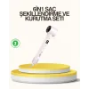 Motorlu LCD Ekranlı Saç Şekillendirme Seti