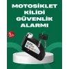 Motosiklet Scooter Bisiklet Tekerlek Disk Kilidi Alarmlı Güvenlik