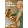 Mutfak Dolabı Çekmece Kaydırmaz Raf Örtüsü Şeffaf, Suya Dayanıklı, Kesilebilir Pvc 45x300 Cm